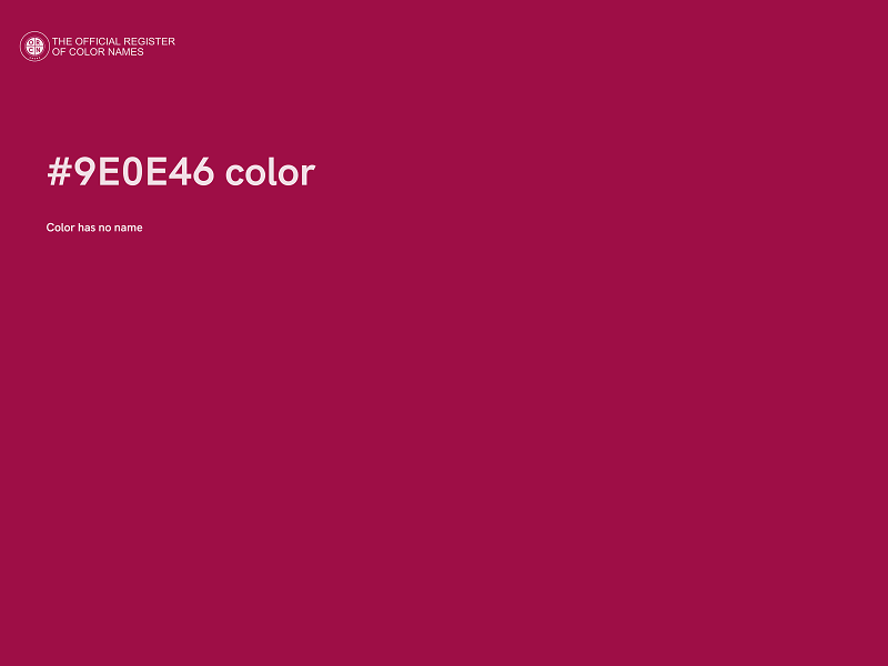 #9E0E46 color image