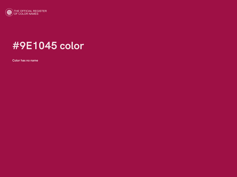 #9E1045 color image