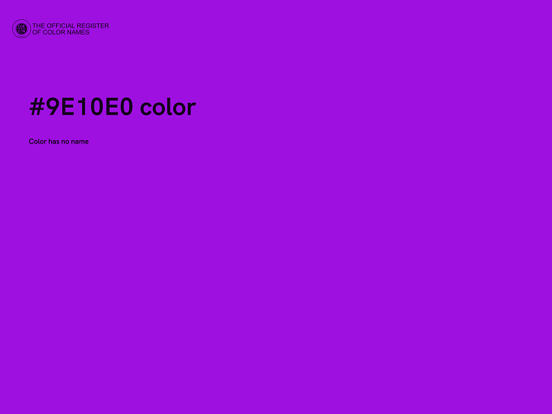 #9E10E0 color image