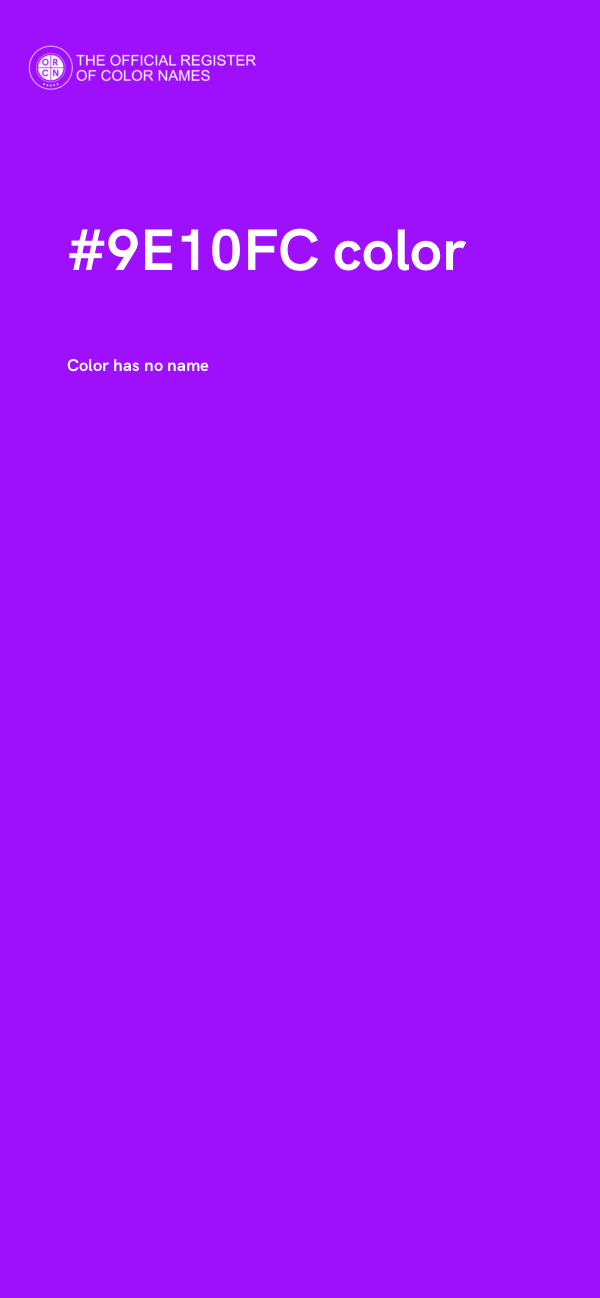 #9E10FC color image