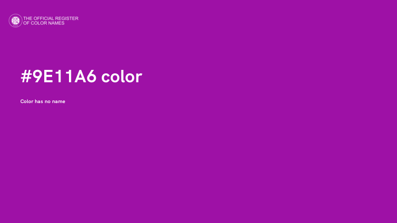 #9E11A6 color image