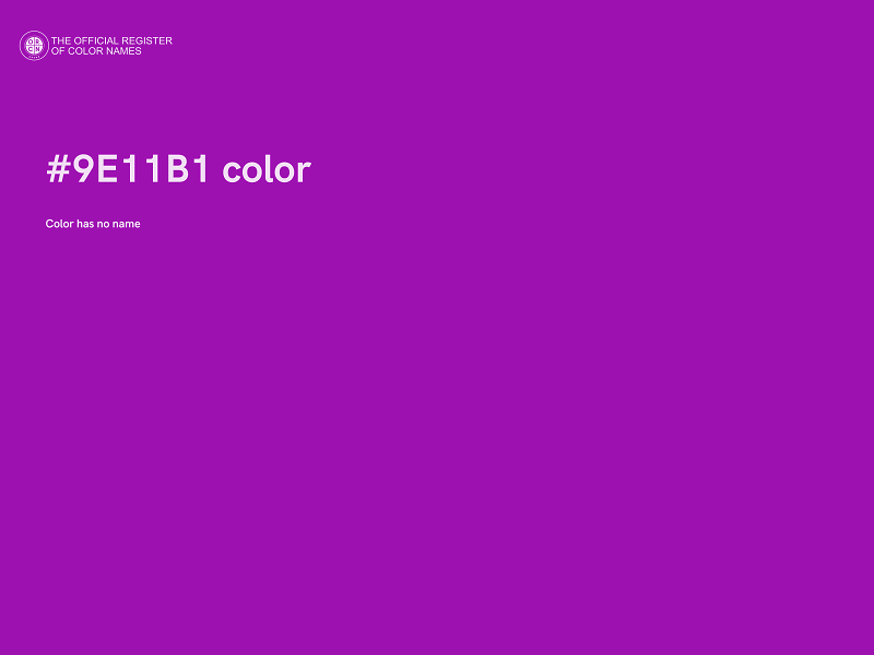 #9E11B1 color image