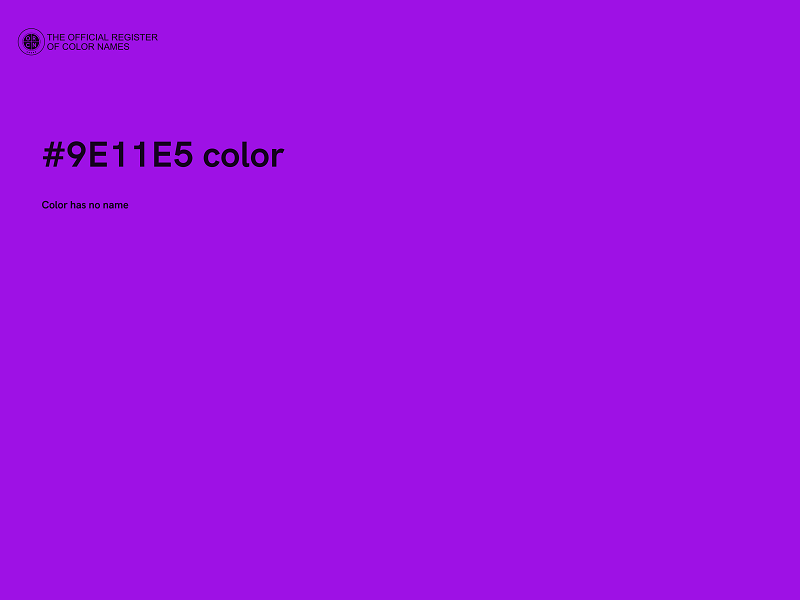 #9E11E5 color image