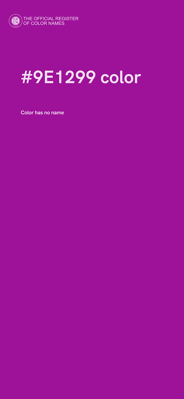 #9E1299 color image