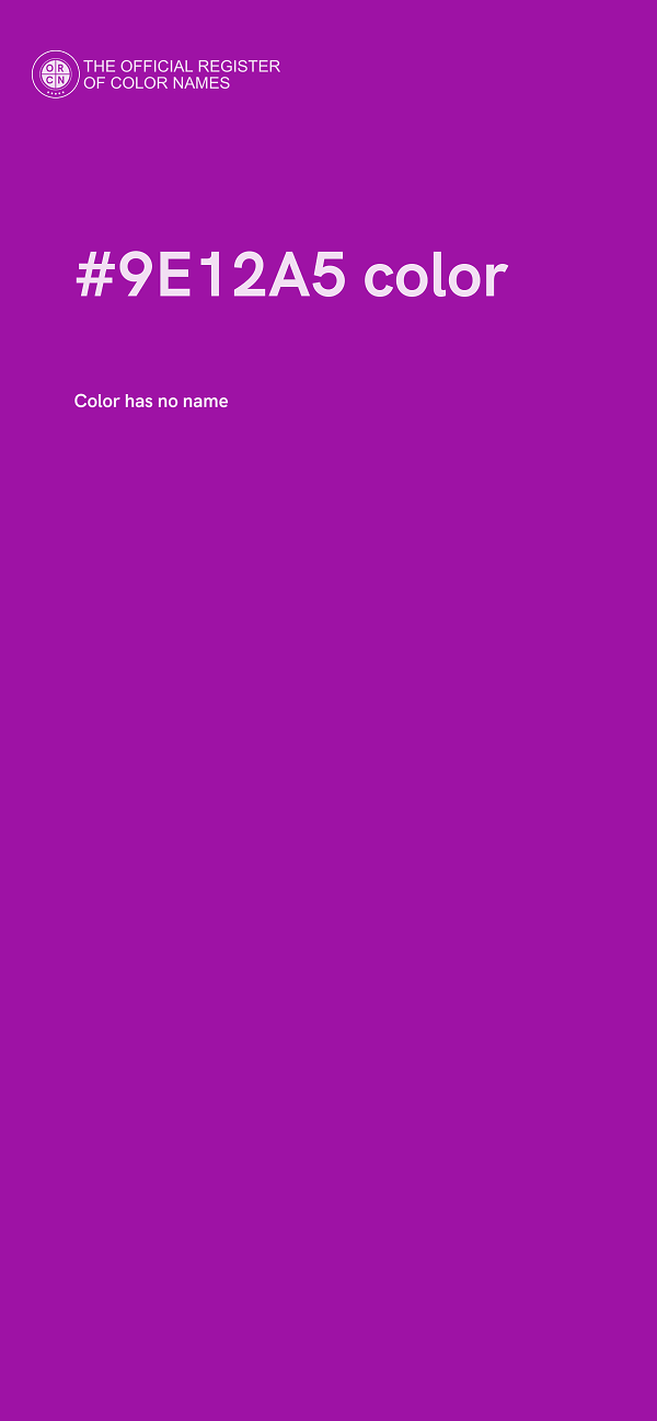 #9E12A5 color image