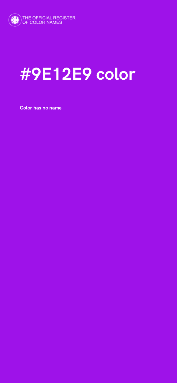 #9E12E9 color image