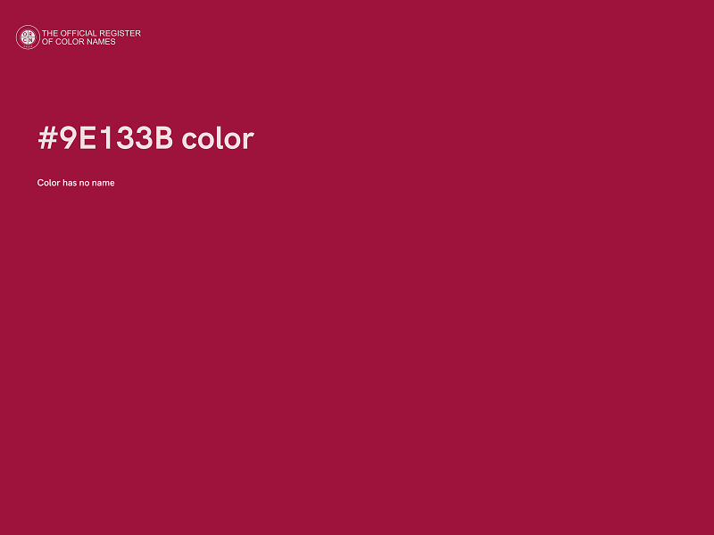 #9E133B color image