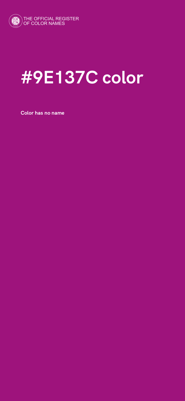 #9E137C color image