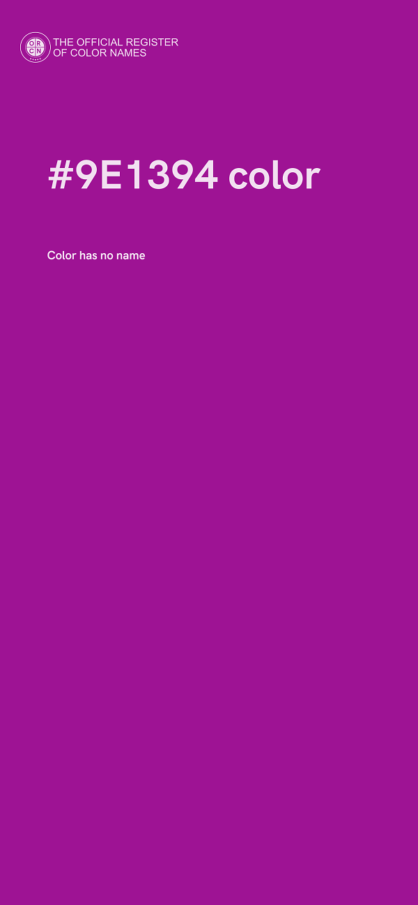 #9E1394 color image