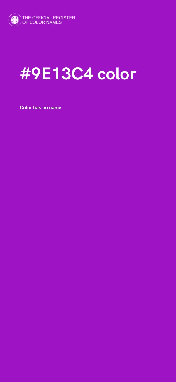 #9E13C4 color image