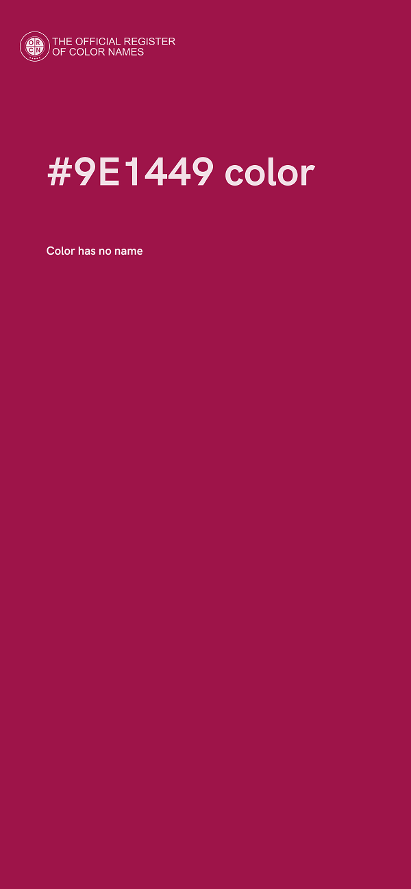 #9E1449 color image