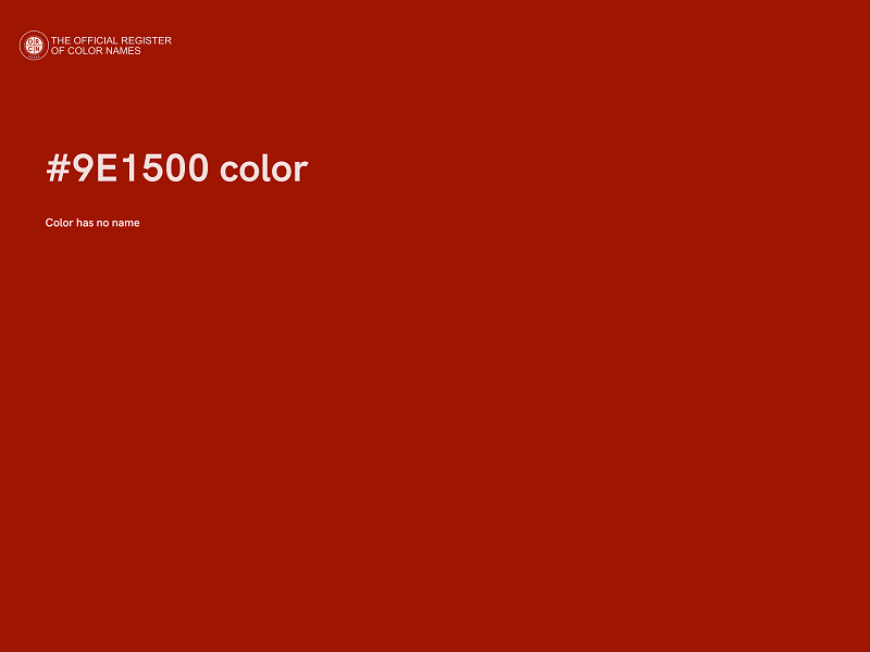 #9E1500 color image