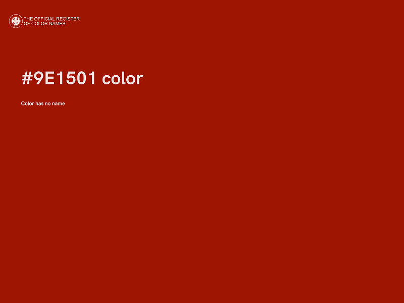 #9E1501 color image