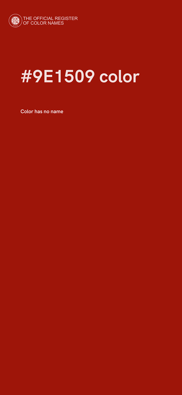 #9E1509 color image