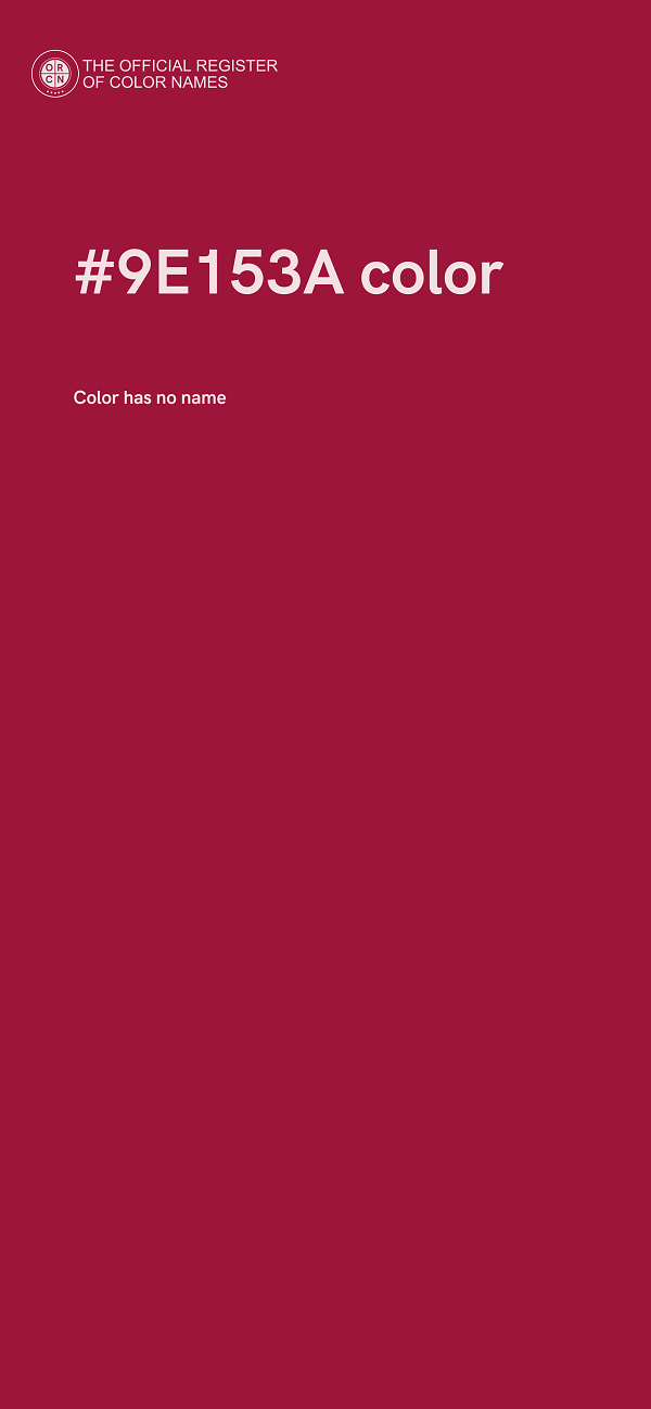 #9E153A color image