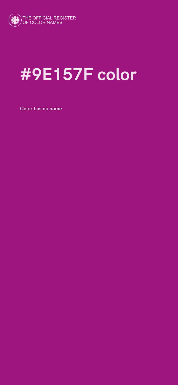 #9E157F color image
