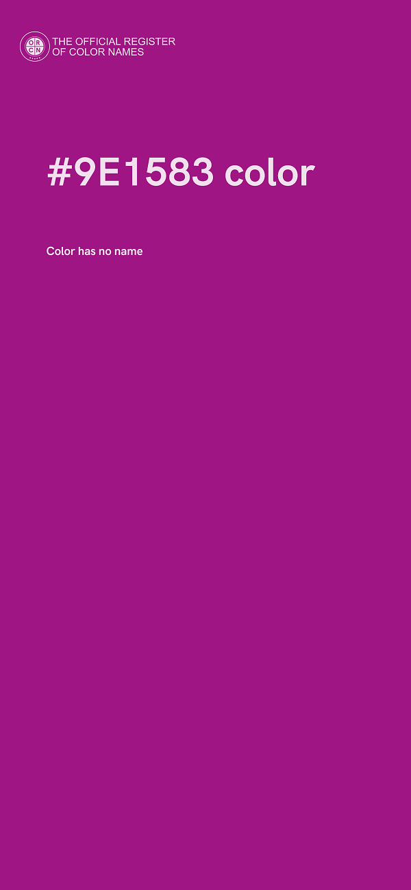 #9E1583 color image