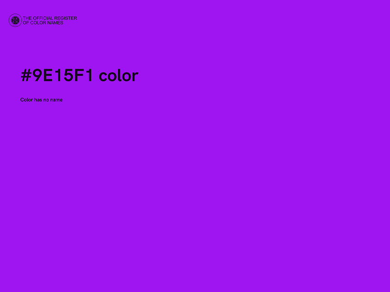 #9E15F1 color image