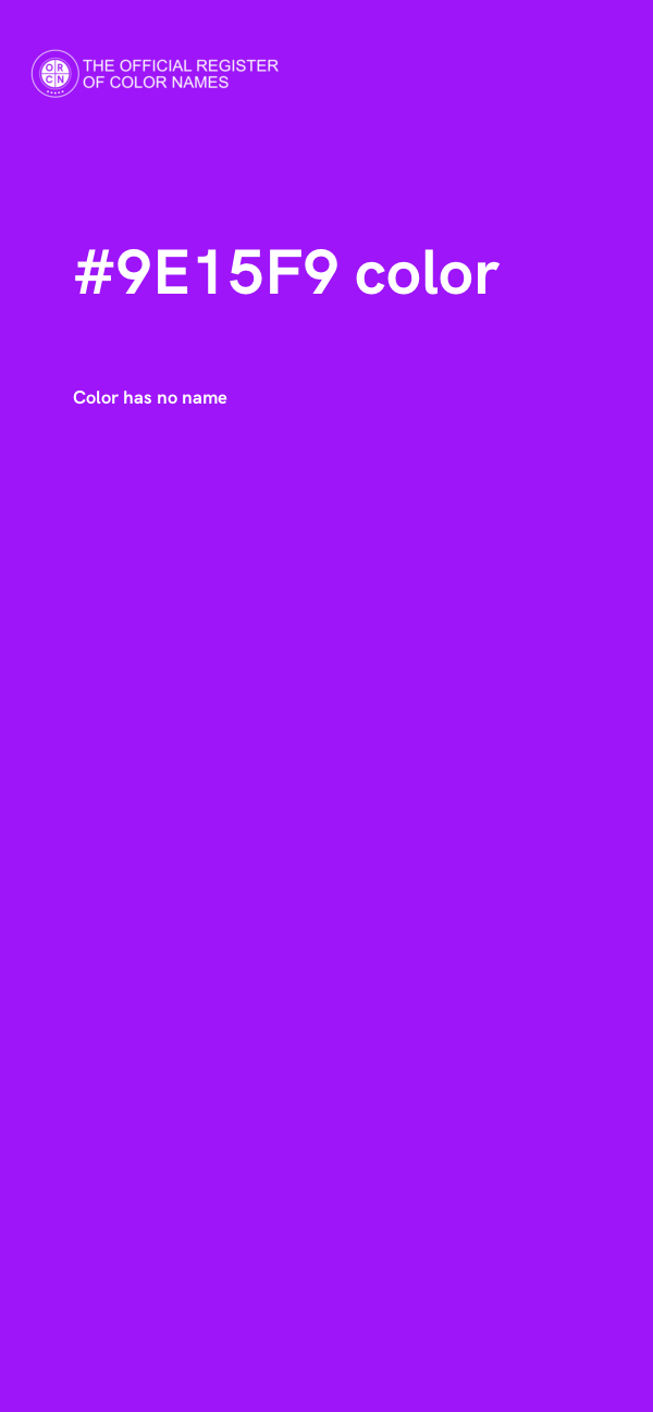 #9E15F9 color image