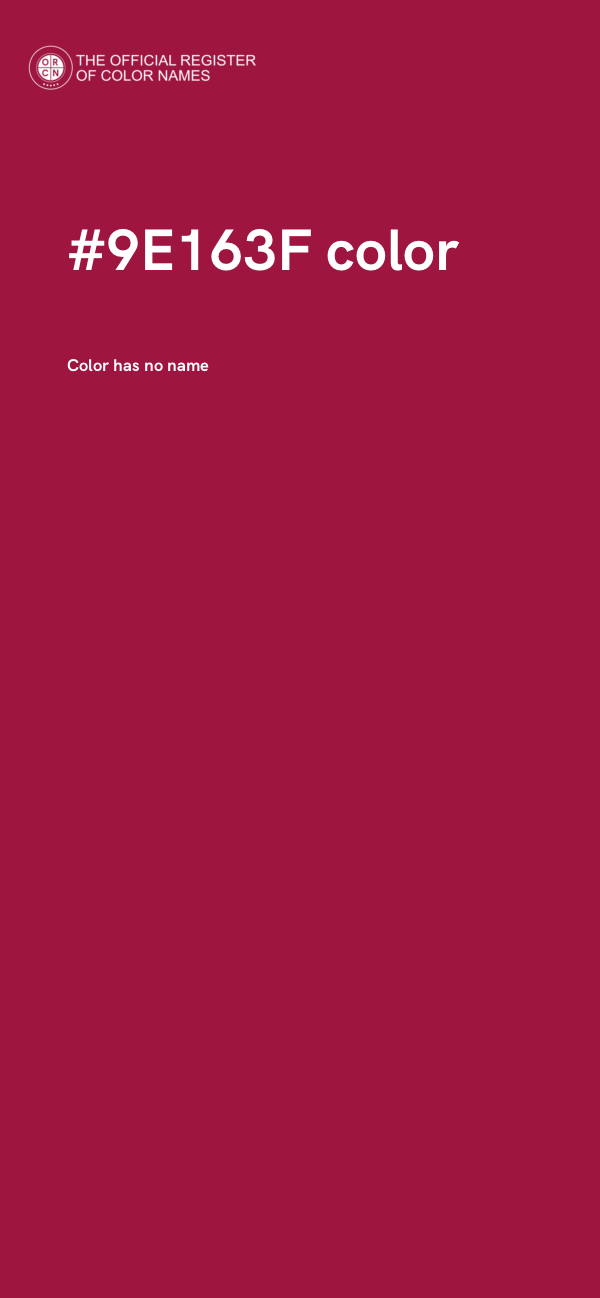 #9E163F color image