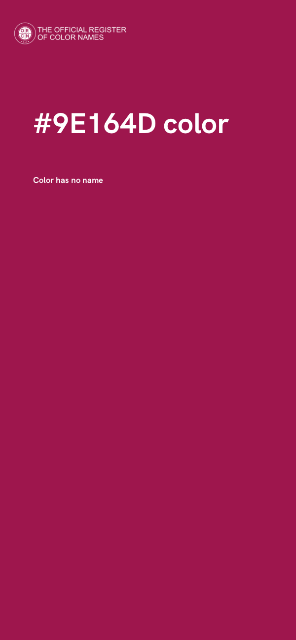 #9E164D color image