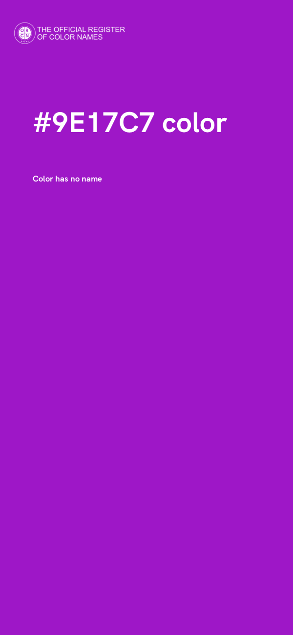 #9E17C7 color image