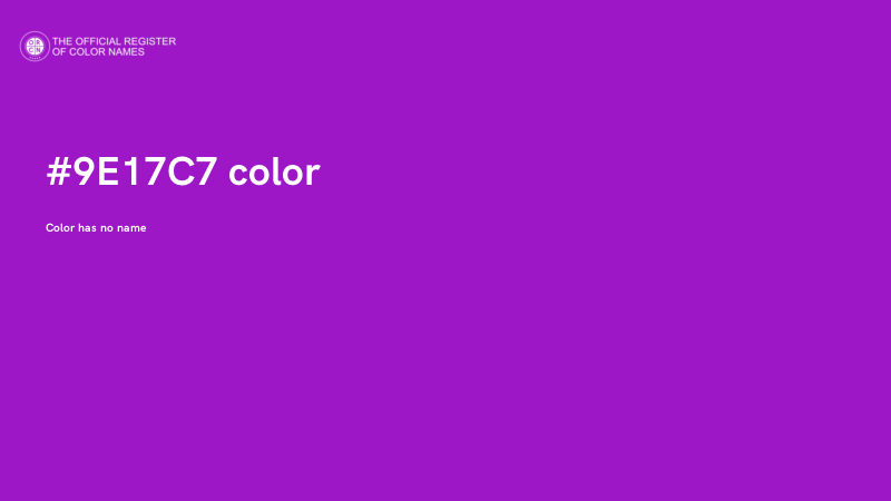 #9E17C7 color image