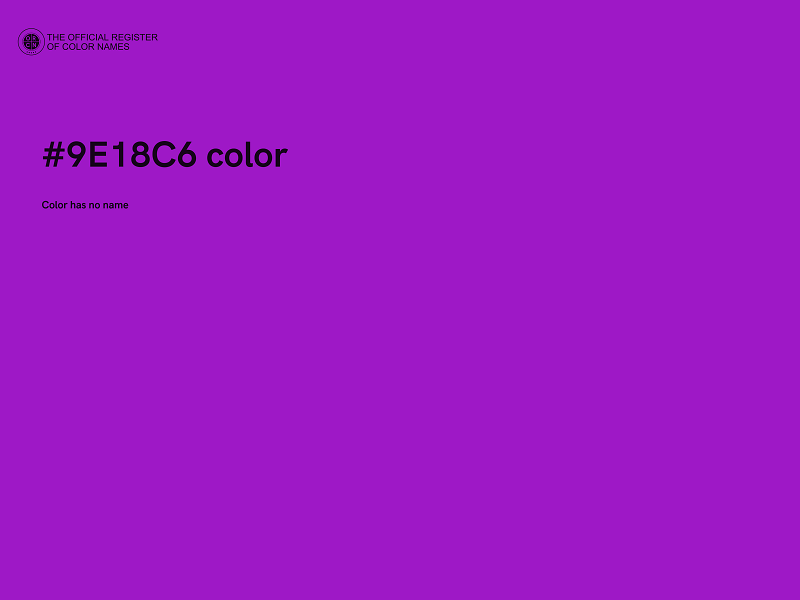 #9E18C6 color image