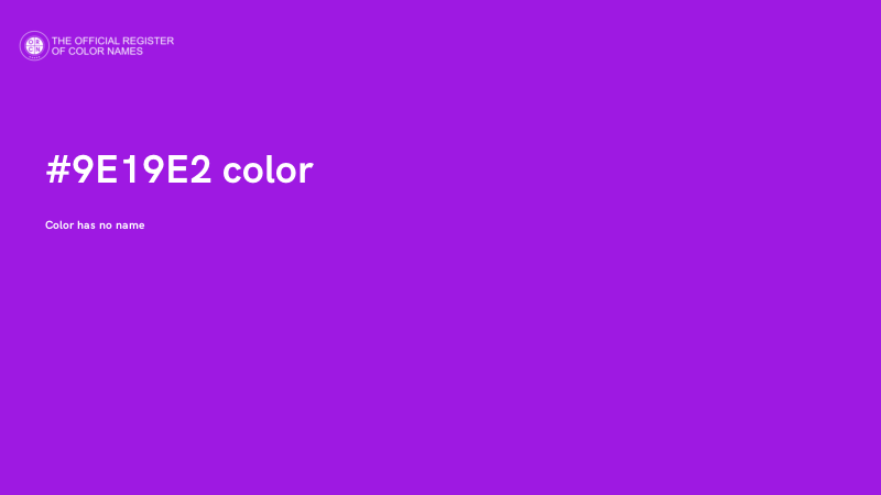#9E19E2 color image