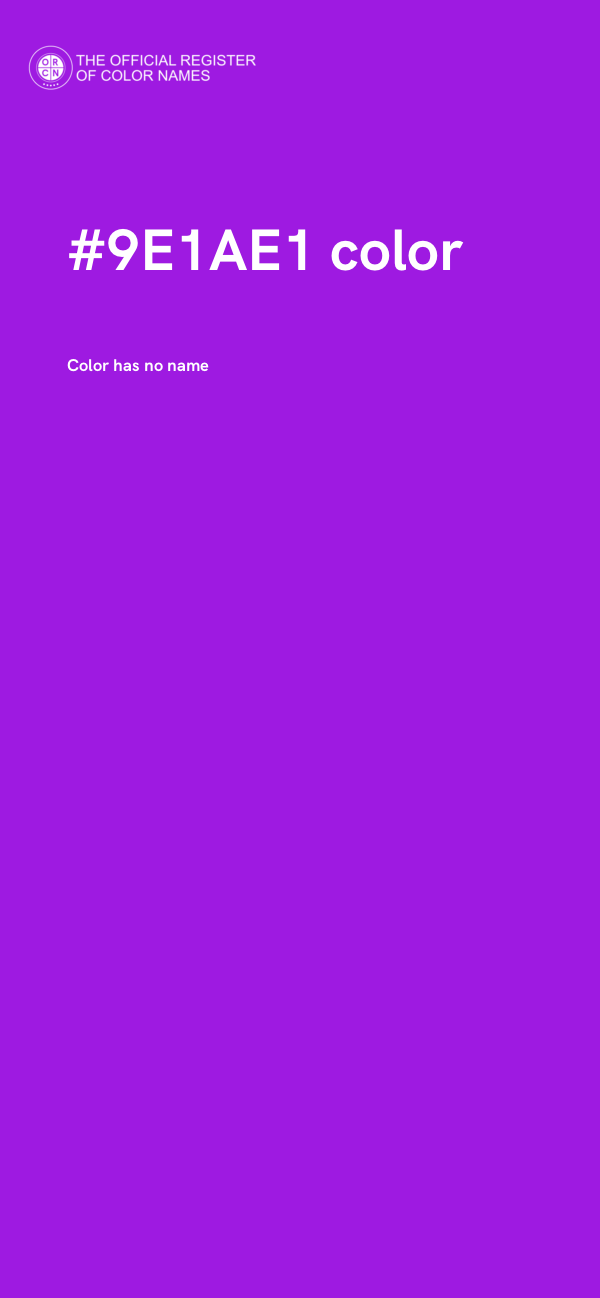 #9E1AE1 color image
