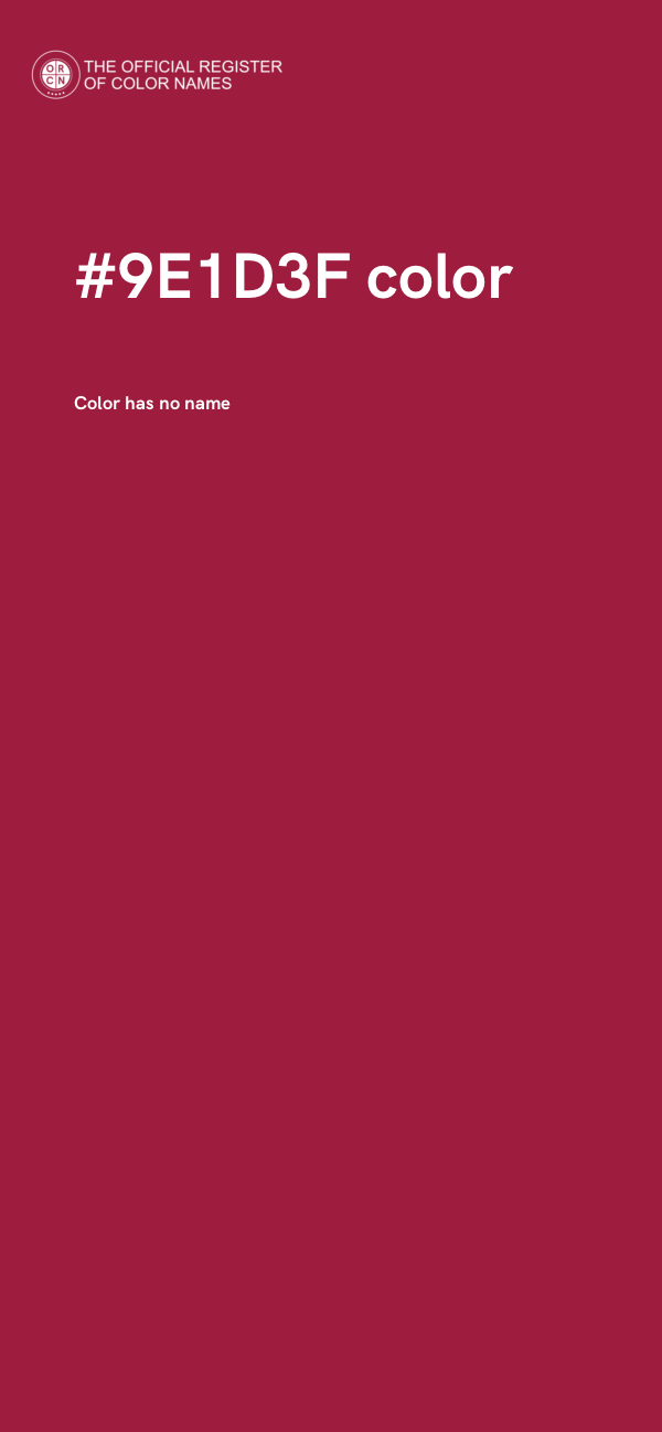 #9E1D3F color image