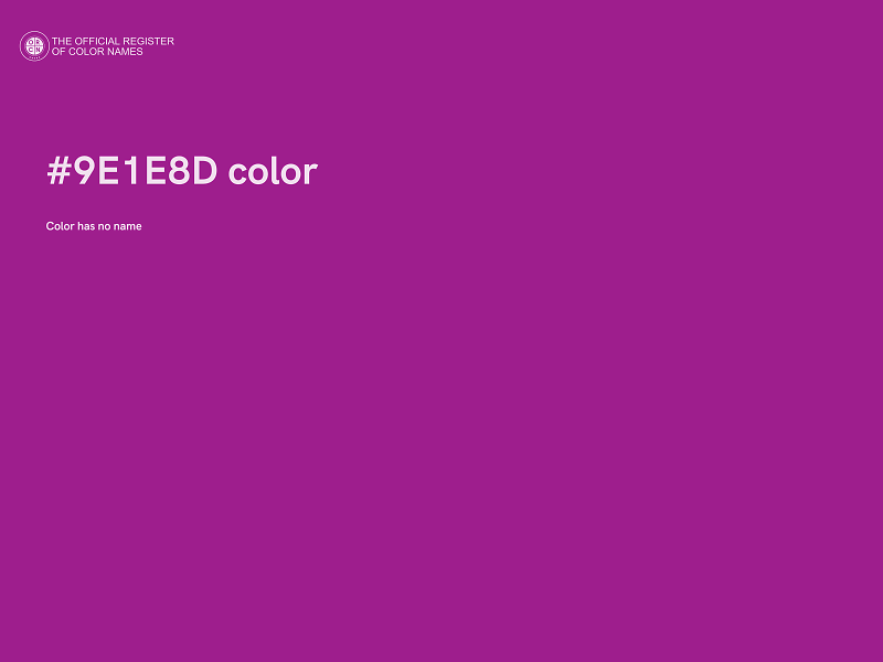 #9E1E8D color image