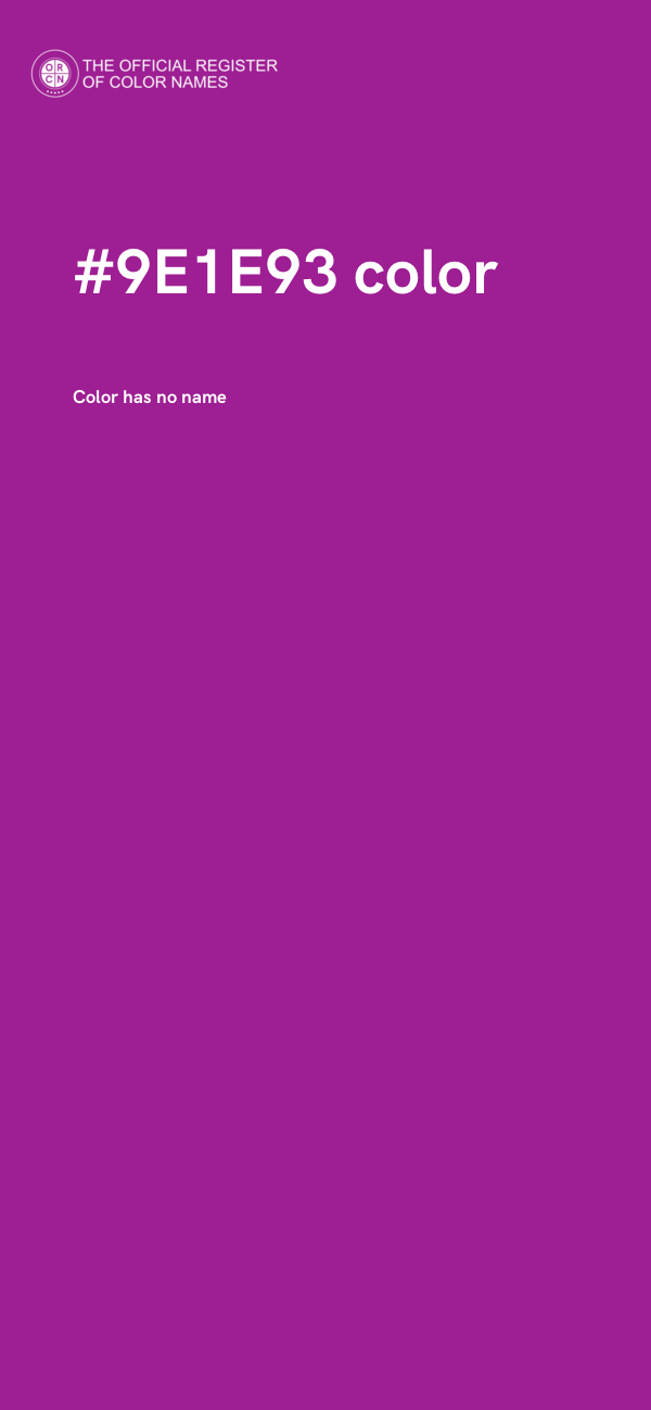 #9E1E93 color image