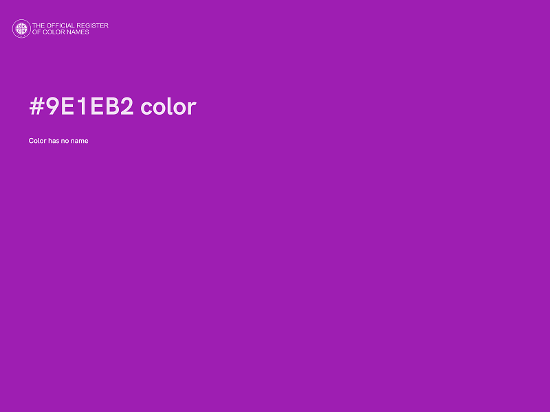 #9E1EB2 color image