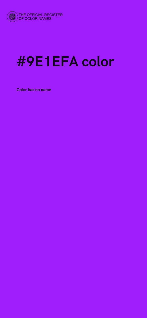 #9E1EFA color image