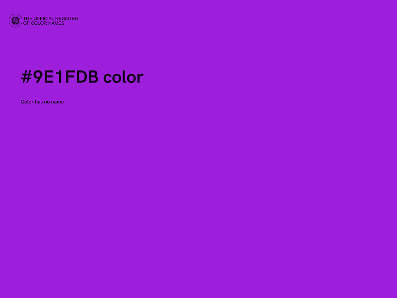 #9E1FDB color image