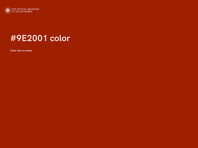 #9E2001 color image