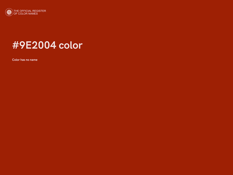 #9E2004 color image