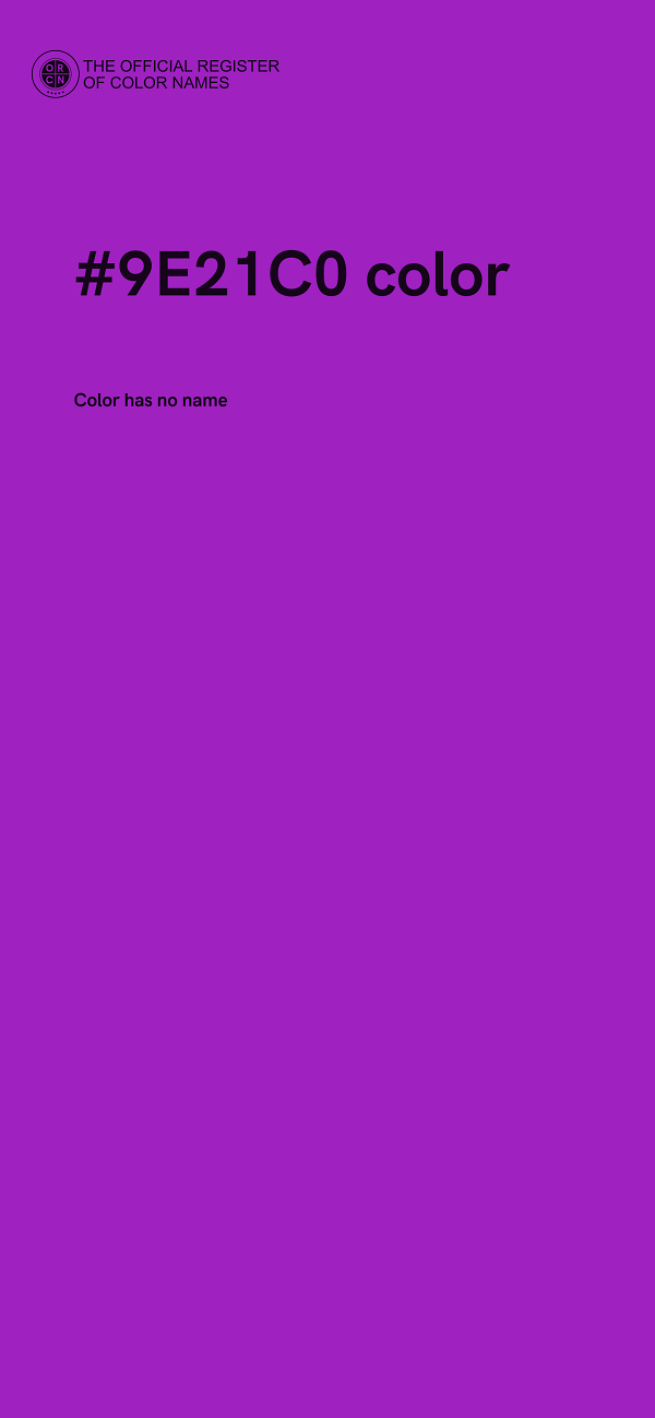 #9E21C0 color image