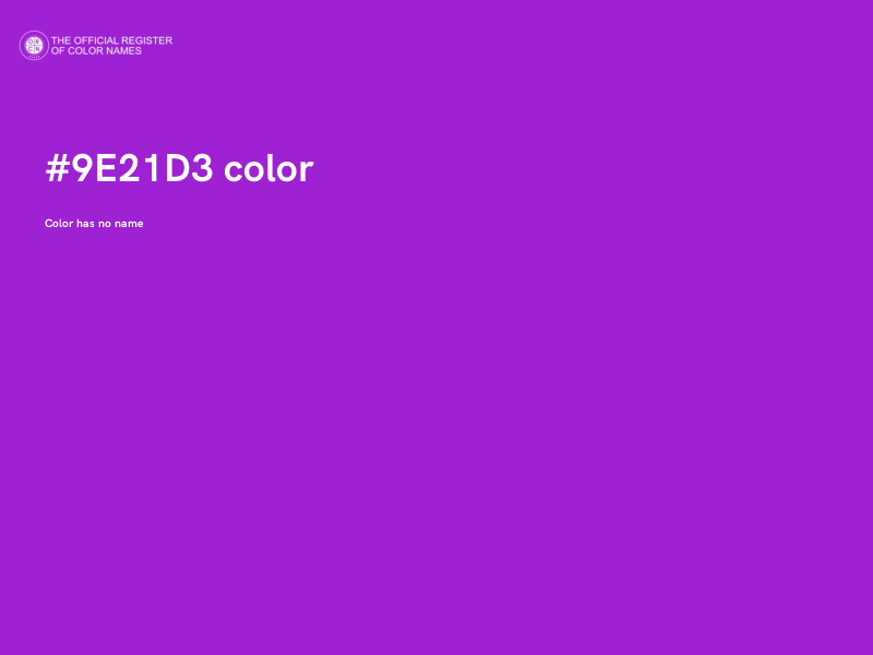 #9E21D3 color image