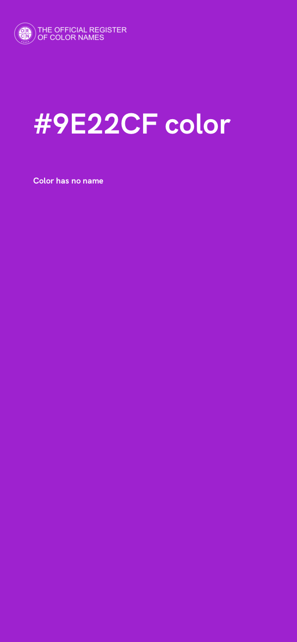 #9E22CF color image