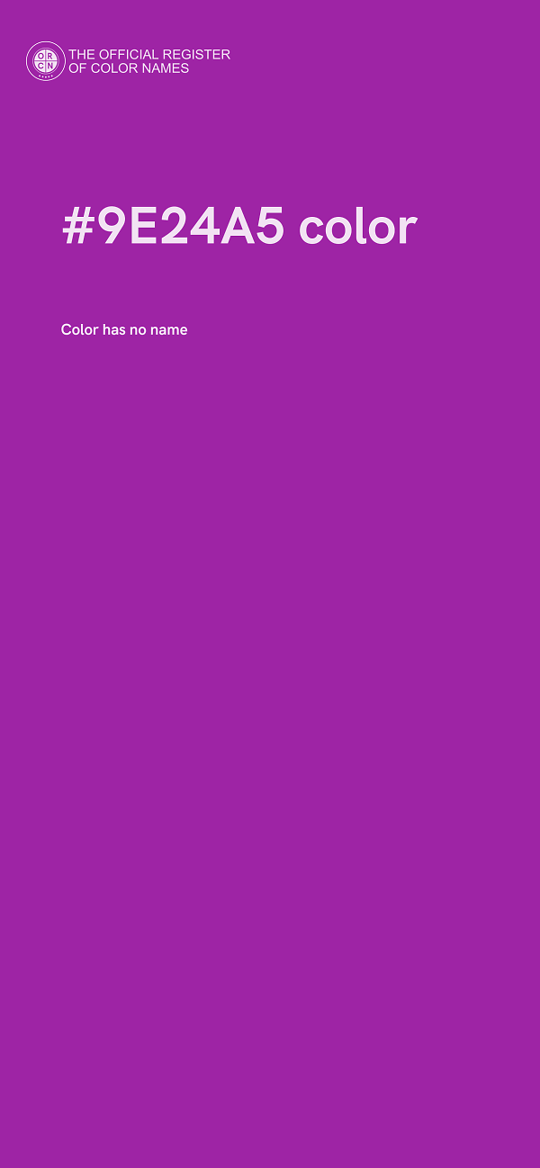 #9E24A5 color image