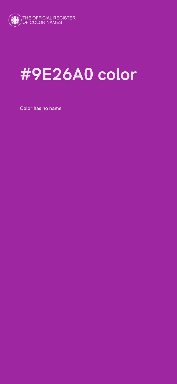 #9E26A0 color image