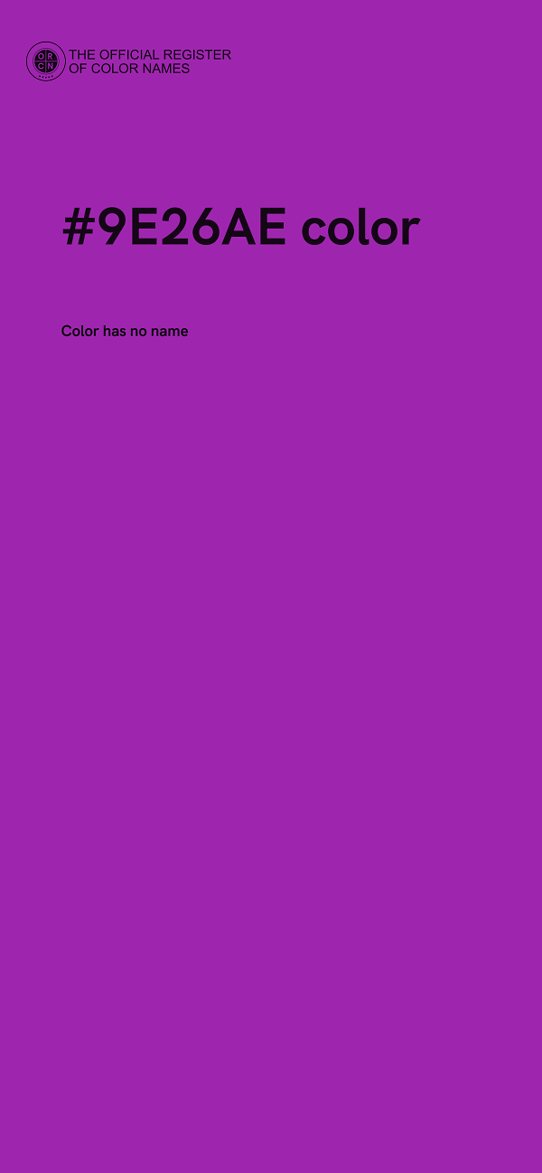#9E26AE color image