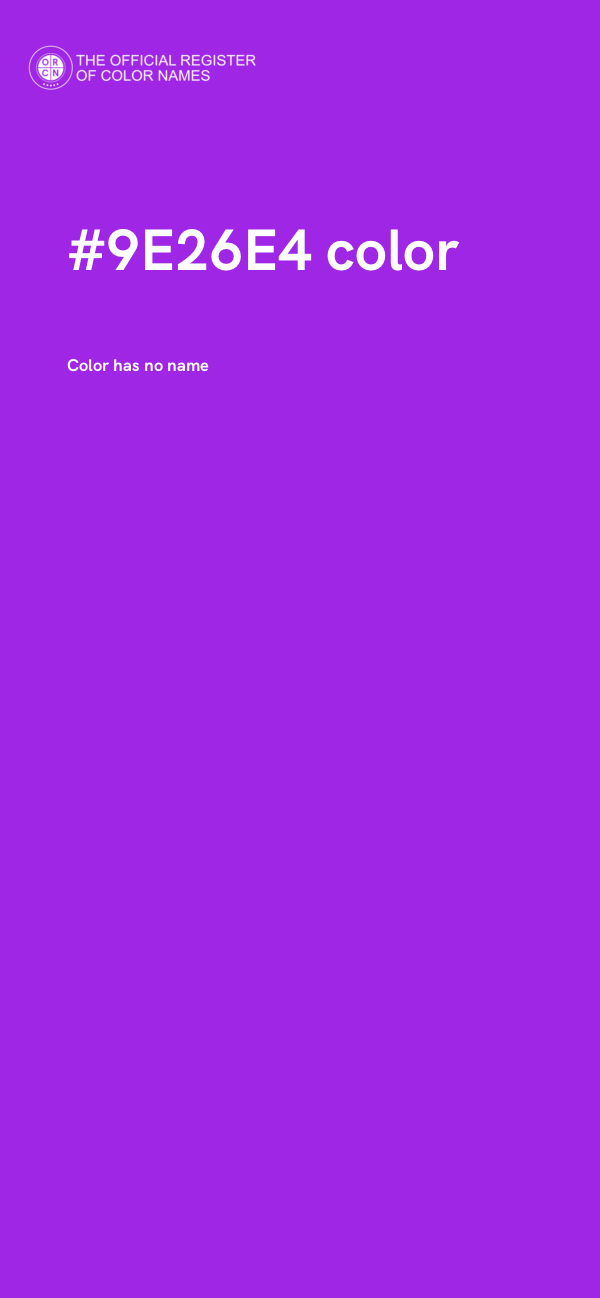 #9E26E4 color image