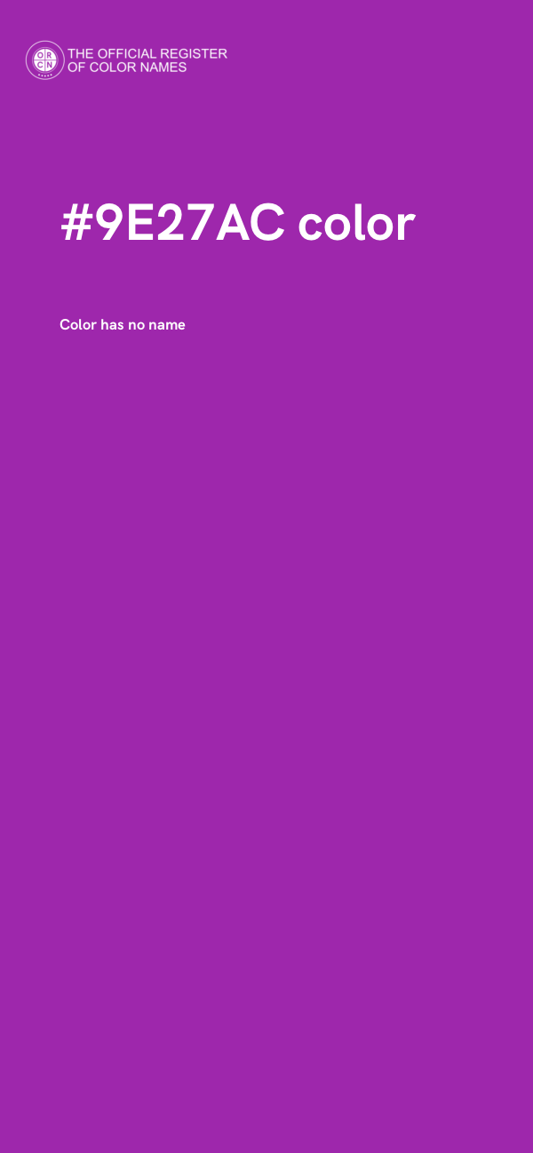 #9E27AC color image