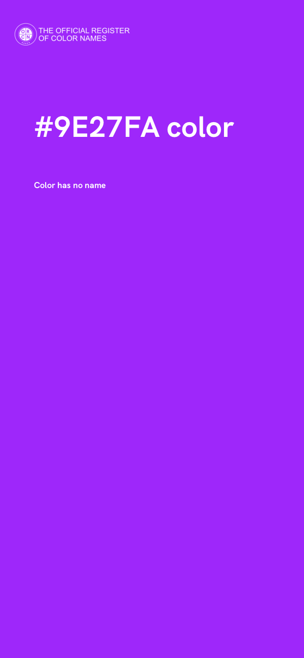 #9E27FA color image