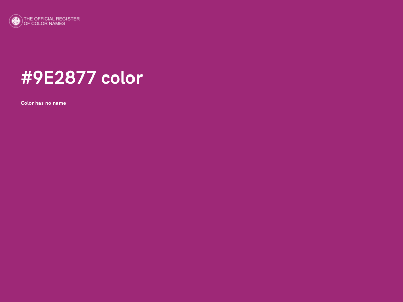#9E2877 color image