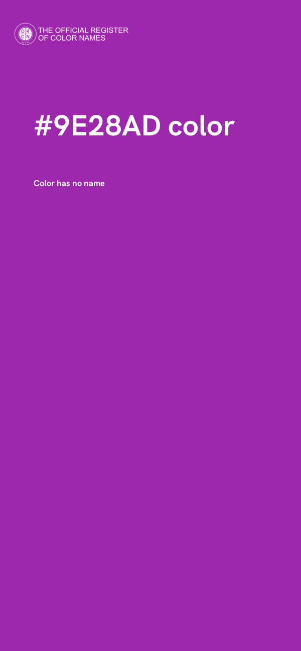 #9E28AD color image