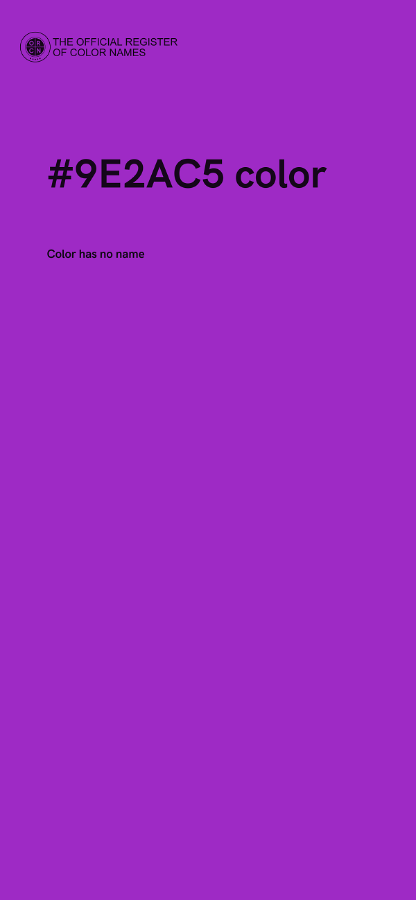 #9E2AC5 color image
